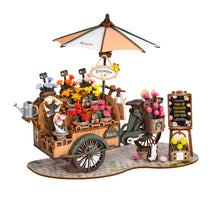 Charger l'image dans la galerie, Chariot de Fleurs Vintage - La Maquette en Bois®