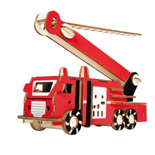 Charger l'image dans la galerie, Puzzle 3D Camion Secouriste en Bois