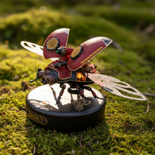 Charger l'image dans la galerie, Coléoptère Mécanique Rouge - La Maquette en Bois®