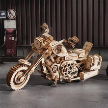 Charger l'image dans la galerie, Puzzle 3D Moto Cruiser en Bois