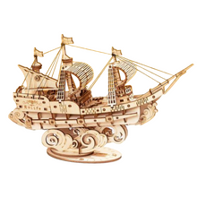 Charger l'image dans la galerie, Puzzle 3D Le Voilier en Bois