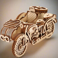 Charger l'image dans la galerie, Puzzle 3D Side-Car Vintage en Bois