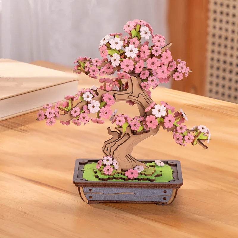 ROWOOD Puzzle 3D Pin Bonsaï En Bois - Maquette à Construire Pour Adultes