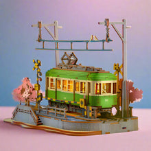 Charger l'image dans la galerie, Puzzle 3D Le Tram Express des Cerisiers en Bois