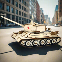 Charger l'image dans la galerie, Char d'Assaut T34 - La Maquette en Bois®
