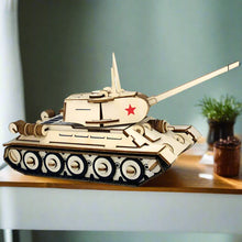 Charger l'image dans la galerie, Char d'Assaut T34 - La Maquette en Bois®