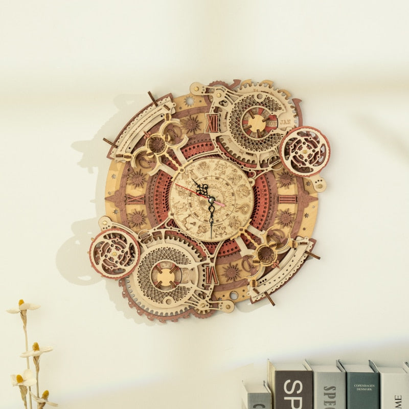Horloge du Zodiaque - La Maquette en Bois®