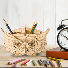 Charger l'image dans la galerie, Pot à Crayon Hibou - La Maquette en Bois® - La Maquette en Bois