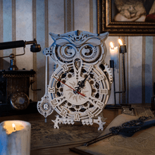 Charger l'image dans la galerie, horloge hibou