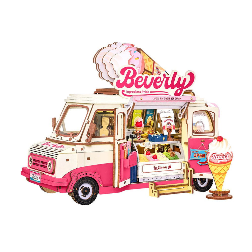 Camion Glacier Rétro - La Maquette en Bois®