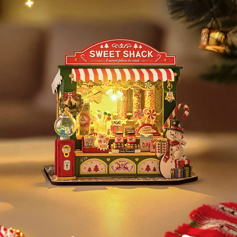 La Boutique de Noël aux Bonbons - La Maquette en Bois®