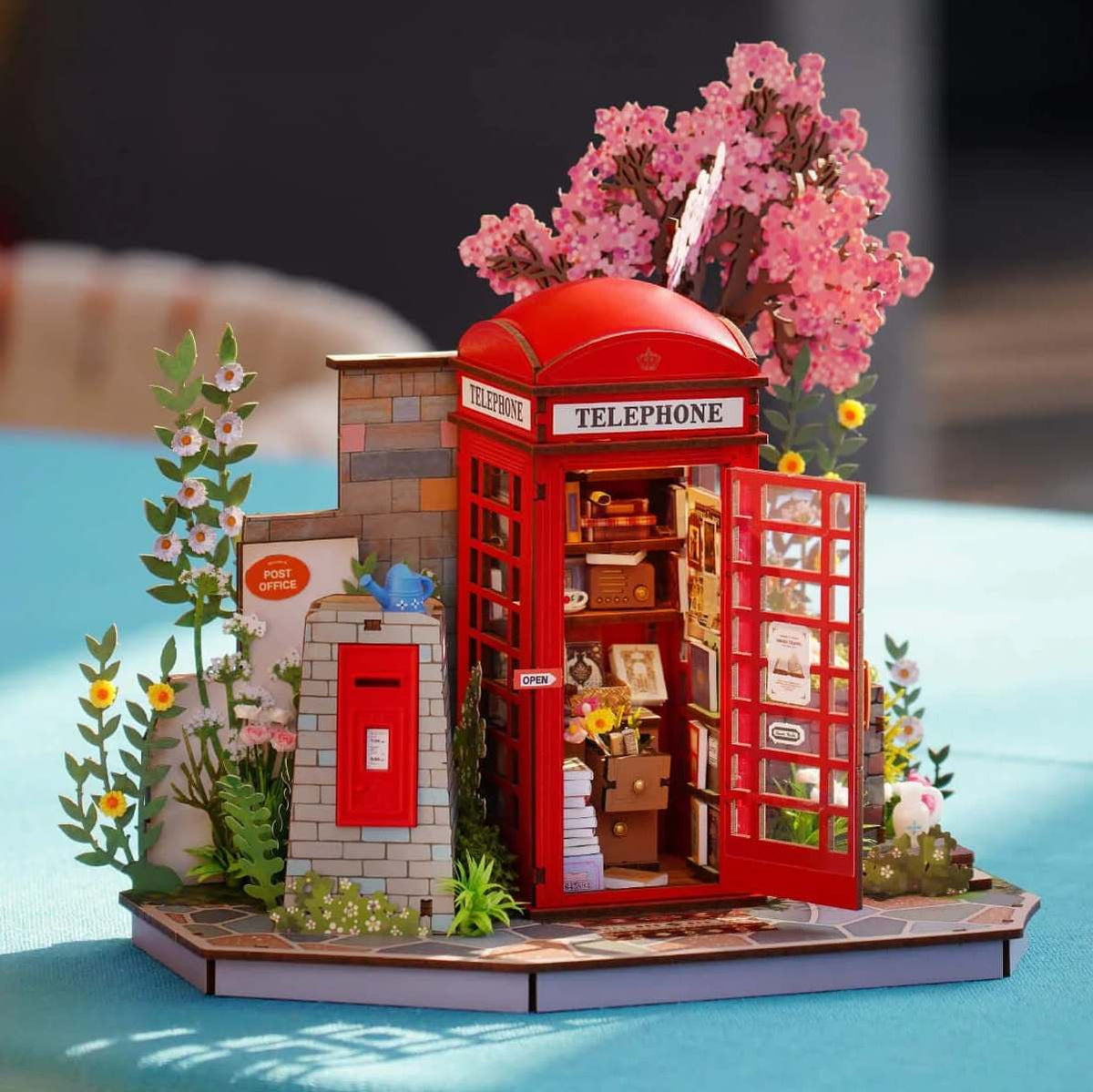 Cabine Fleurie de Lecture - La Maquette en Bois®