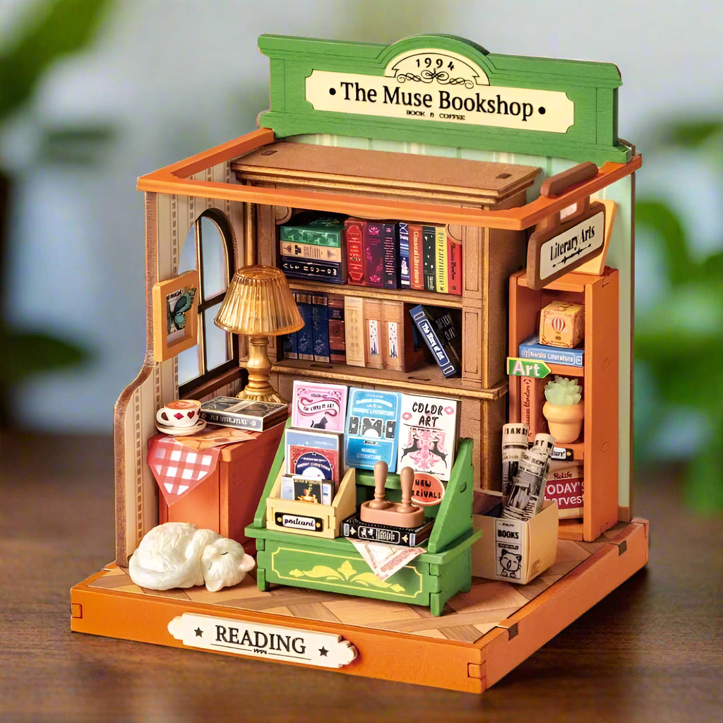 La Librairie des Muses - La Maquette en Bois®