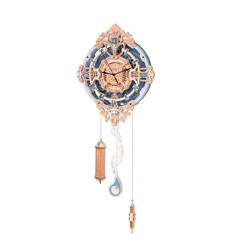 L'Horloge Éclat du Temps - La Maquette en Bois®