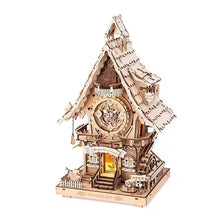 Charger l&#39;image dans la galerie, Chalet Horloge Coucou Enchanté - La Maquette en Bois®
