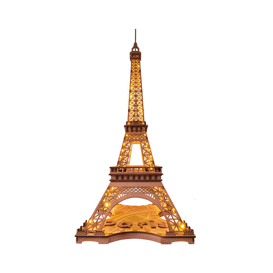 Tour Eiffel Lumineuse - La Maquette en Bois®