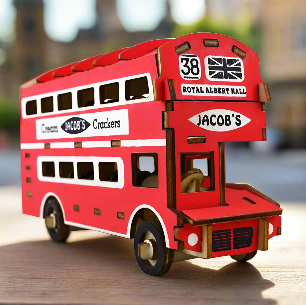 Bus Londonien Vintage - La Maquette en Bois®