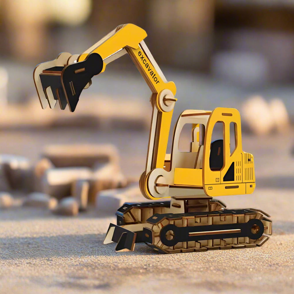 Excavateur Chenillé - La Maquette en Bois®