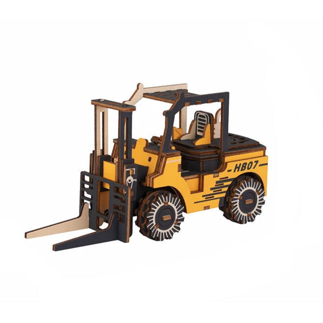 Chariot Élévateur Industriel - La Maquette en Bois®