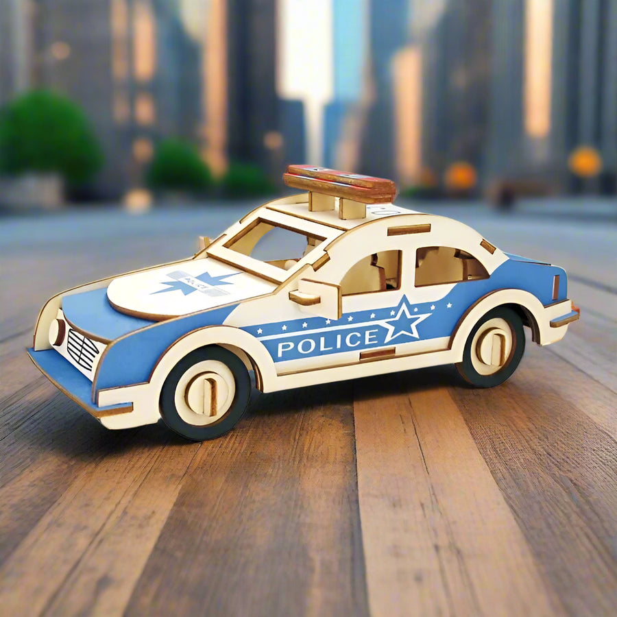 Puzzle 3D Patrouilleur Urbain en Bois