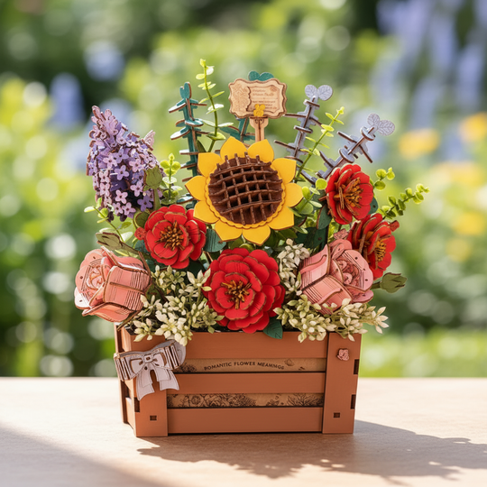 Jardin d’Été Éternel - La Maquette en Bois®