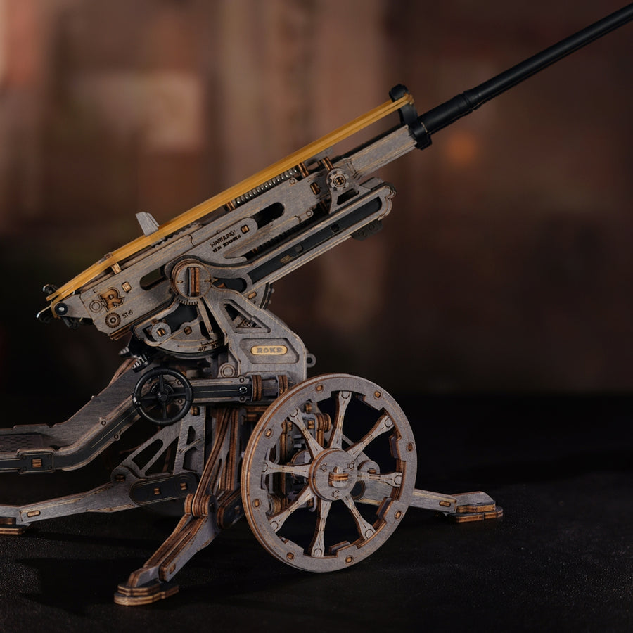 Le Canon Anti-Aérien - La Maquette en Bois®