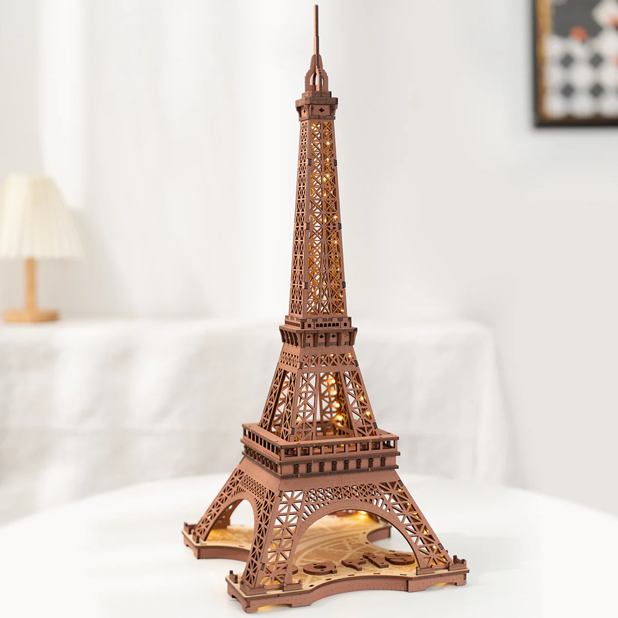 Tour Eiffel Lumineuse - La Maquette en Bois®