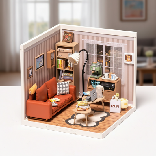 Salon Douillet Moderne - La Maquette en Bois®