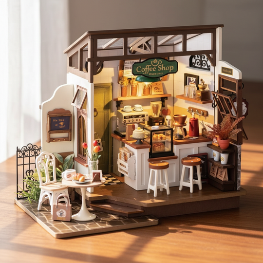 Le Café Bohème - La Maquette en Bois®
