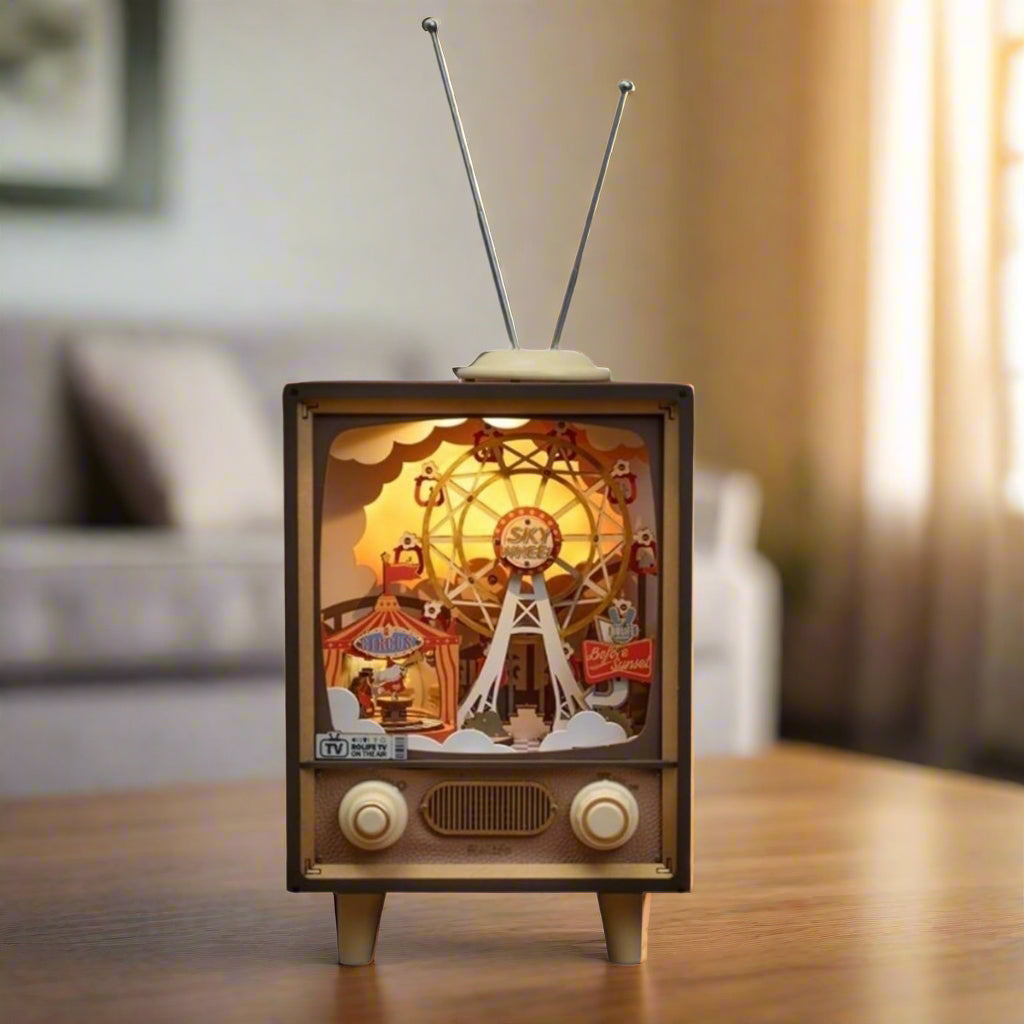 Téléviseur Carnaval Vintage - La Maquette en Bois®