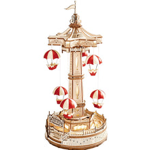 Charger l&#39;image dans la galerie, Tour Parachute Céleste - La Maquette en Bois®
