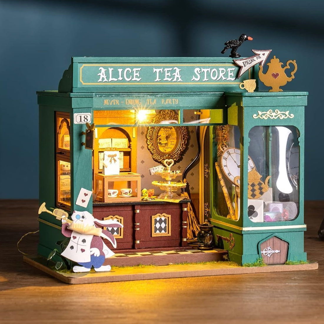 Le Salon de Thé d’Alice - La Maquette en Bois®