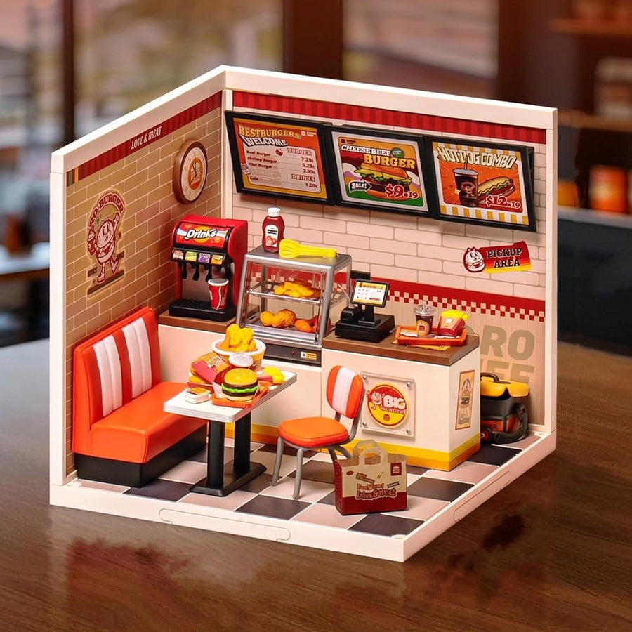 Le Fast Food Burger - La Maquette en Bois®