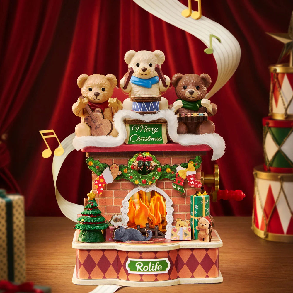 La Cheminée des Petits Musiciens - La Maquette en Bois®