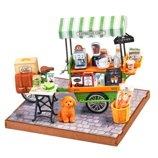Le Triporteur Café Italien - La Maquette en Bois®