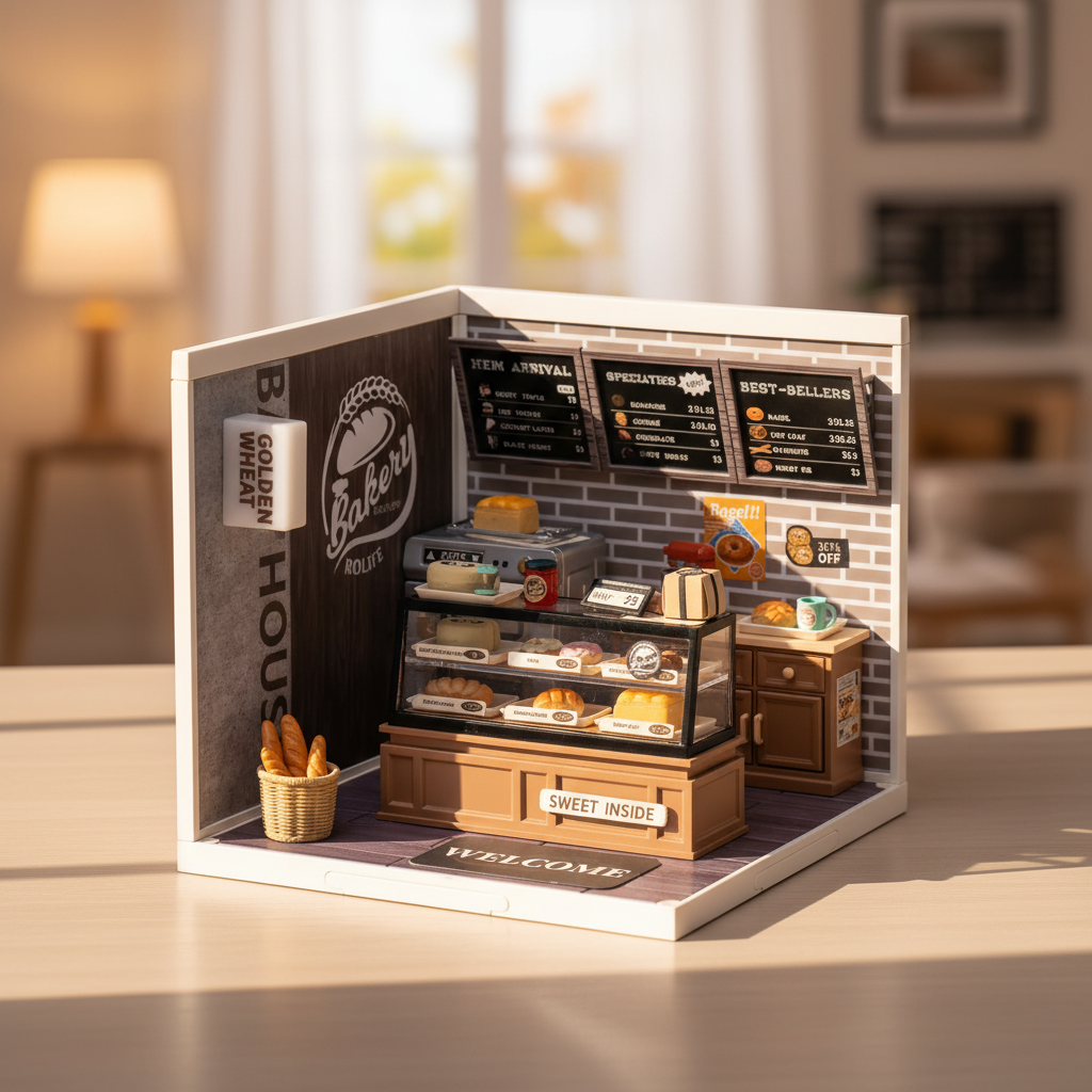 La Boulangerie Dorée - La Maquette en Bois®