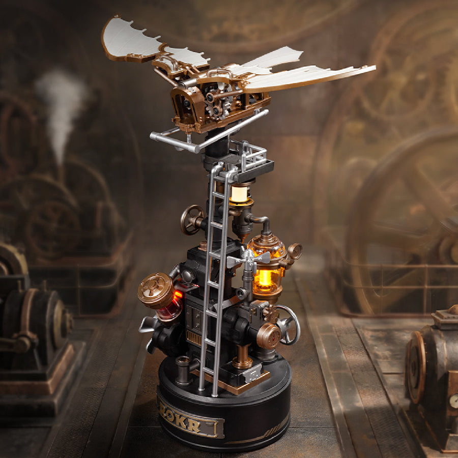 La Machine Volante de l'Inventeur - La Maquette en Bois®
