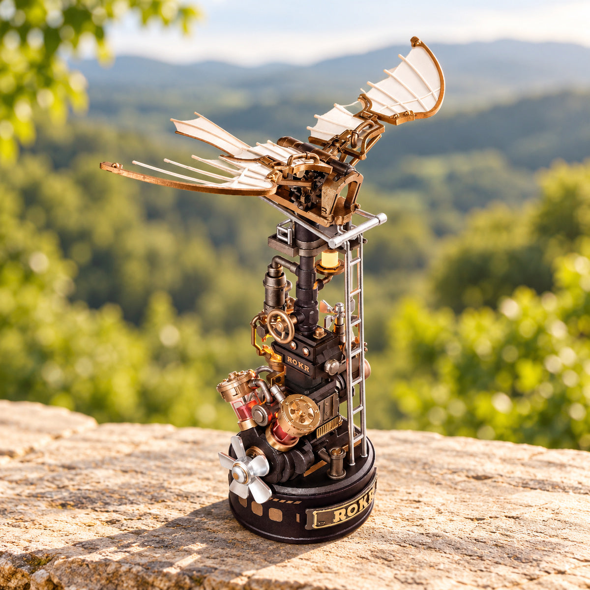 La Machine Volante de l'Inventeur - La Maquette en Bois®