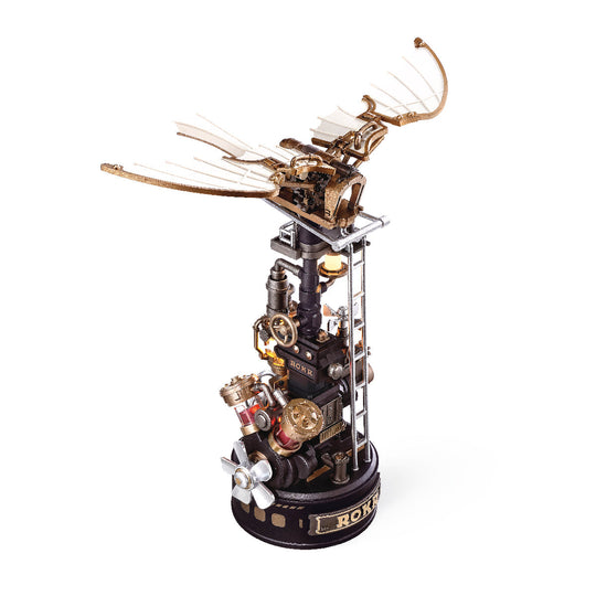 La Machine Volante de l'Inventeur - La Maquette en Bois®