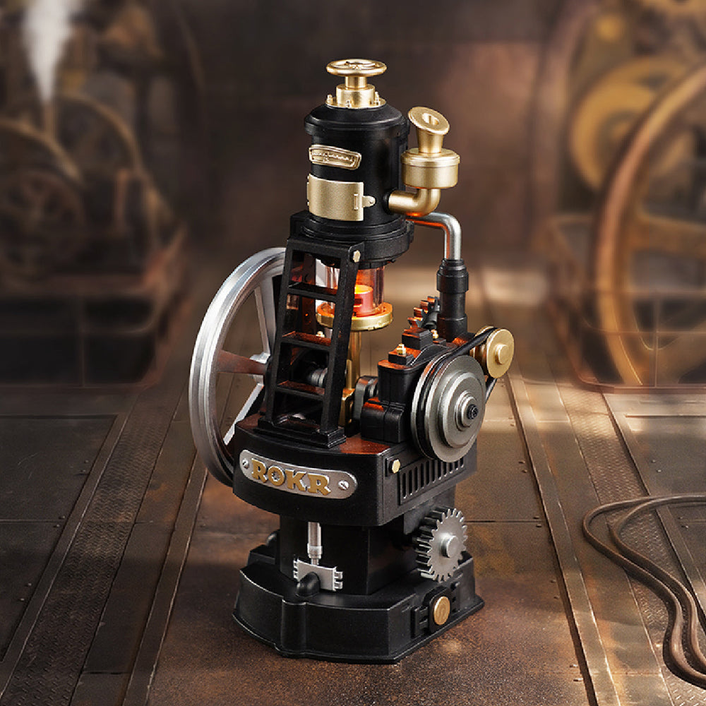 Le Monocylindre de l'Inventeur - La Maquette en Bois®