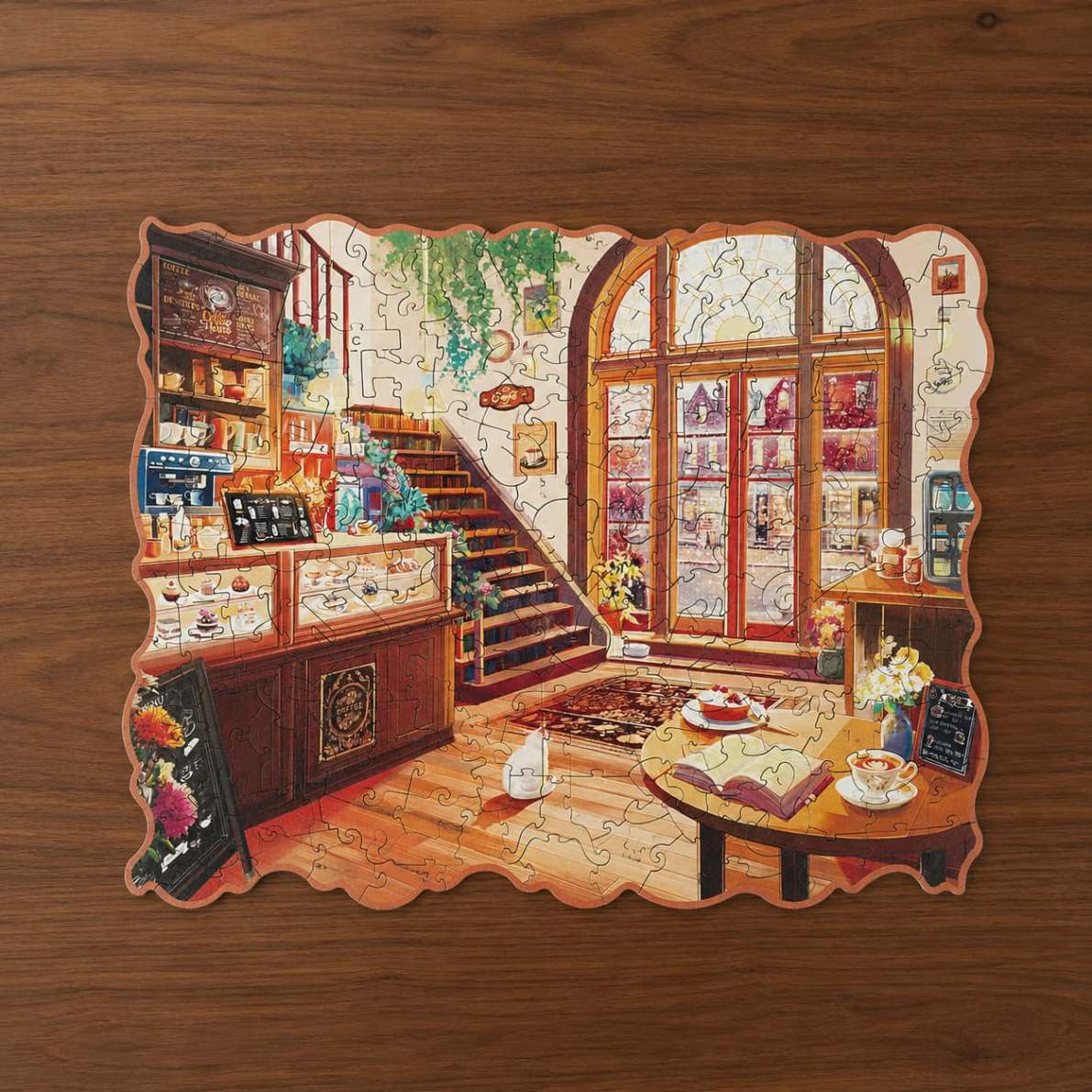 Le Café des Neiges - La Maquette en Bois®