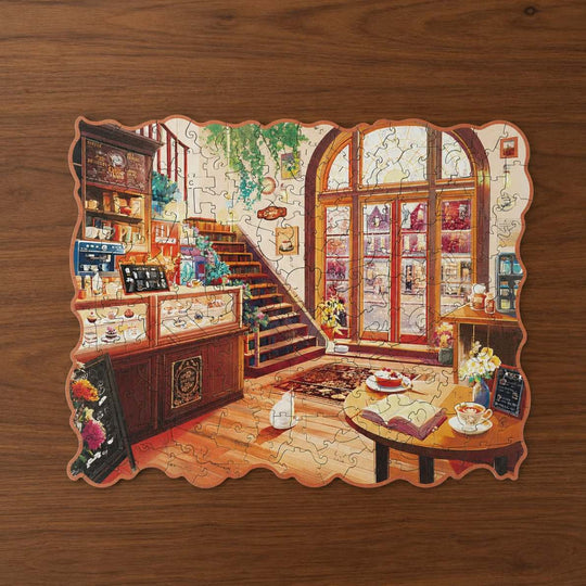 Le Café des Neiges - La Maquette en Bois®