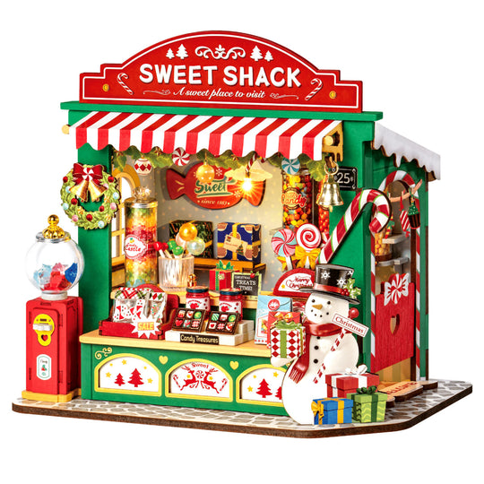 La Boutique de Noël aux Bonbons - La Maquette en Bois®