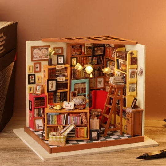 La Bibliothèque de Sam - La Maquette en Bois®