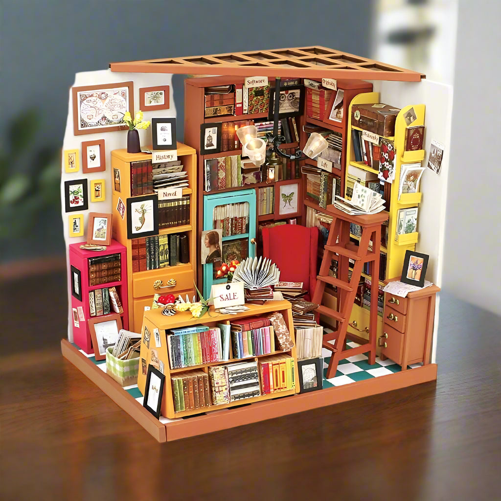 La Bibliothèque de Sam - La Maquette en Bois®