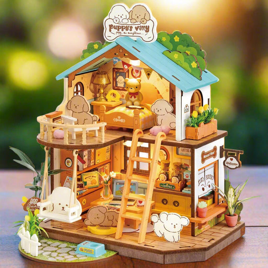 Maison des toutous enchantés - La Maquette en Bois®