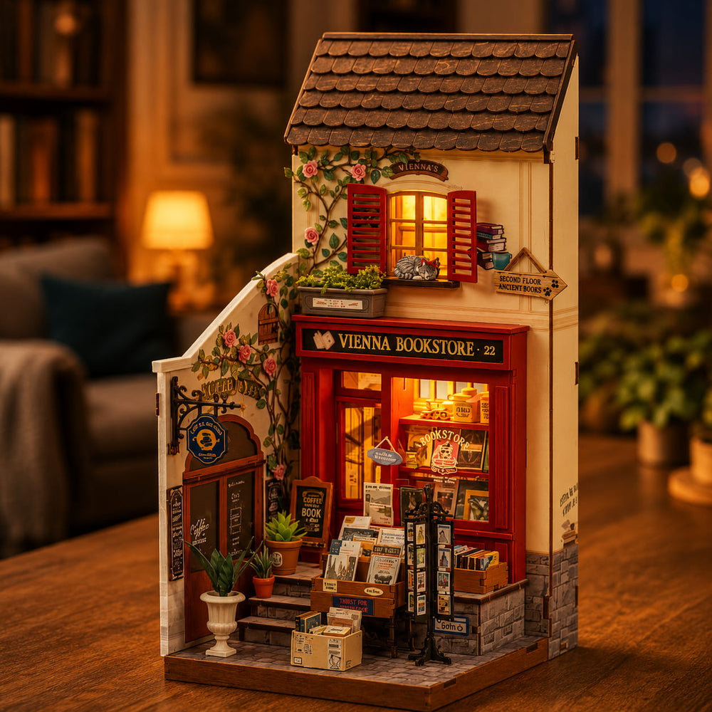 La Librairie Viennoise - La Maquette en Bois®