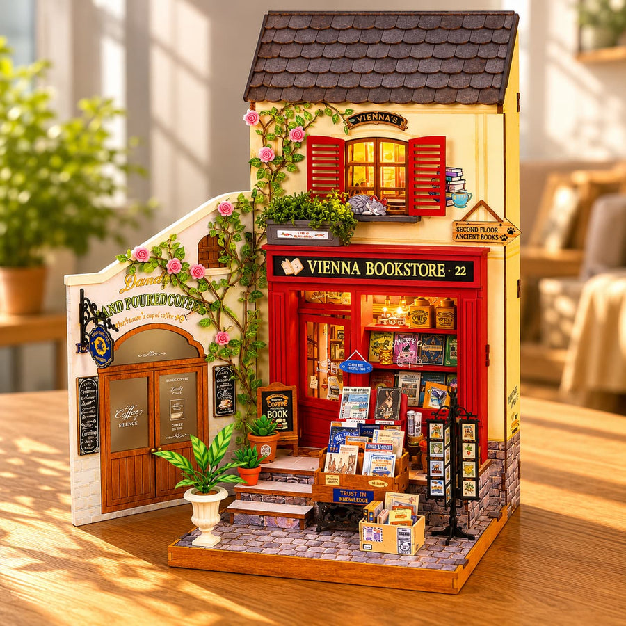 La Librairie Viennoise - La Maquette en Bois®