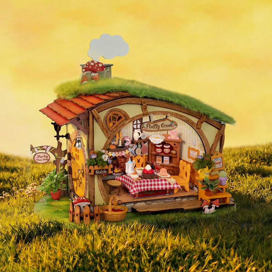La Chaumière Moussue - La Maquette en Bois®