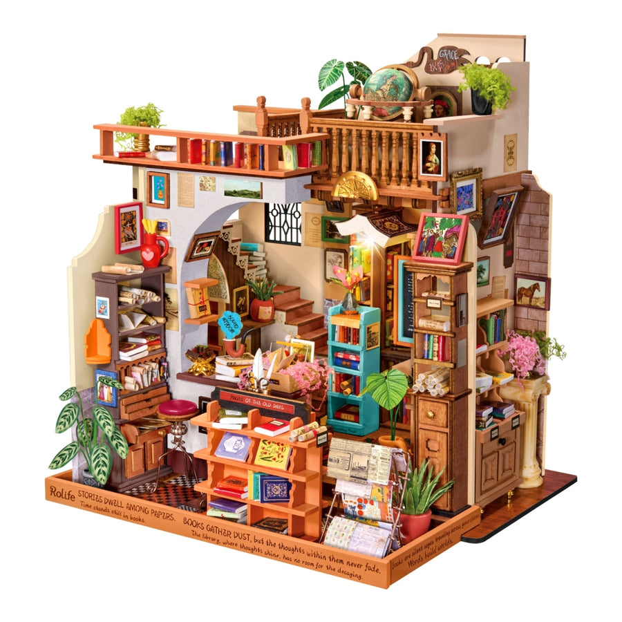 La Librairie des Heures Douces - La Maquette en Bois®